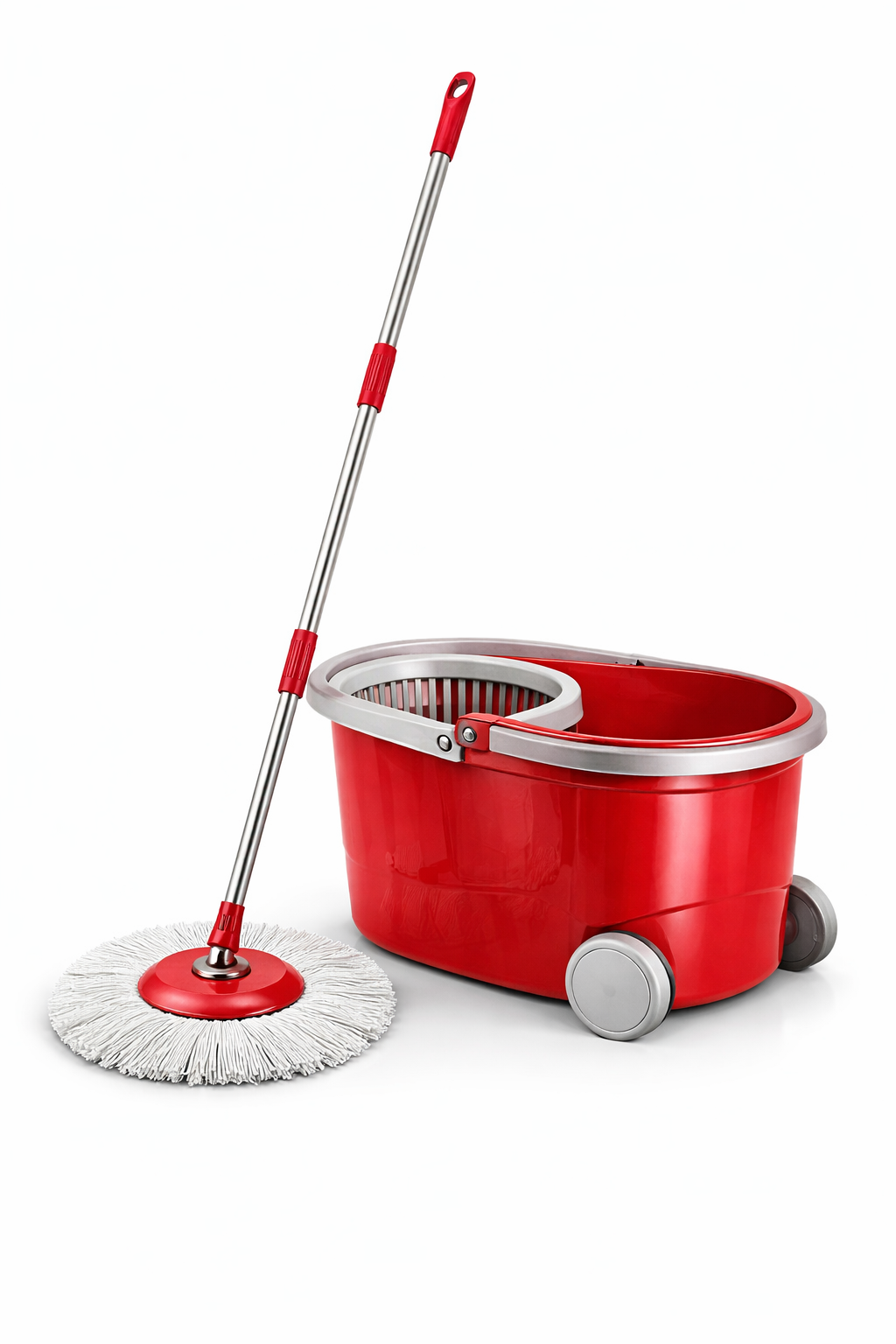 Mop Rotativ cu Găleată – Curățenie Rapidă, Fără Efort