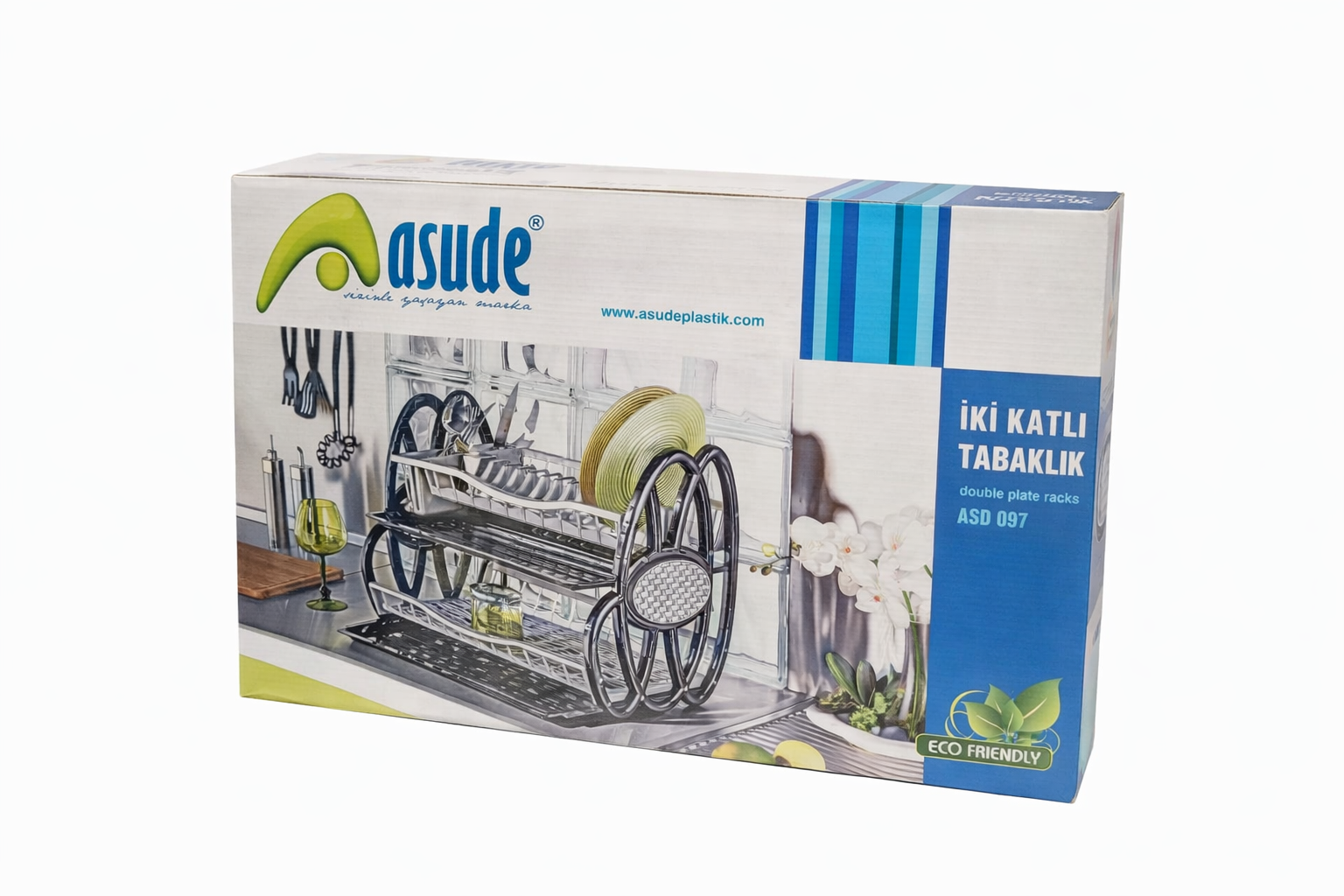 Suport Vase 2 Niveluri – Organizator Bucătărie pentru Uscare Rapidă