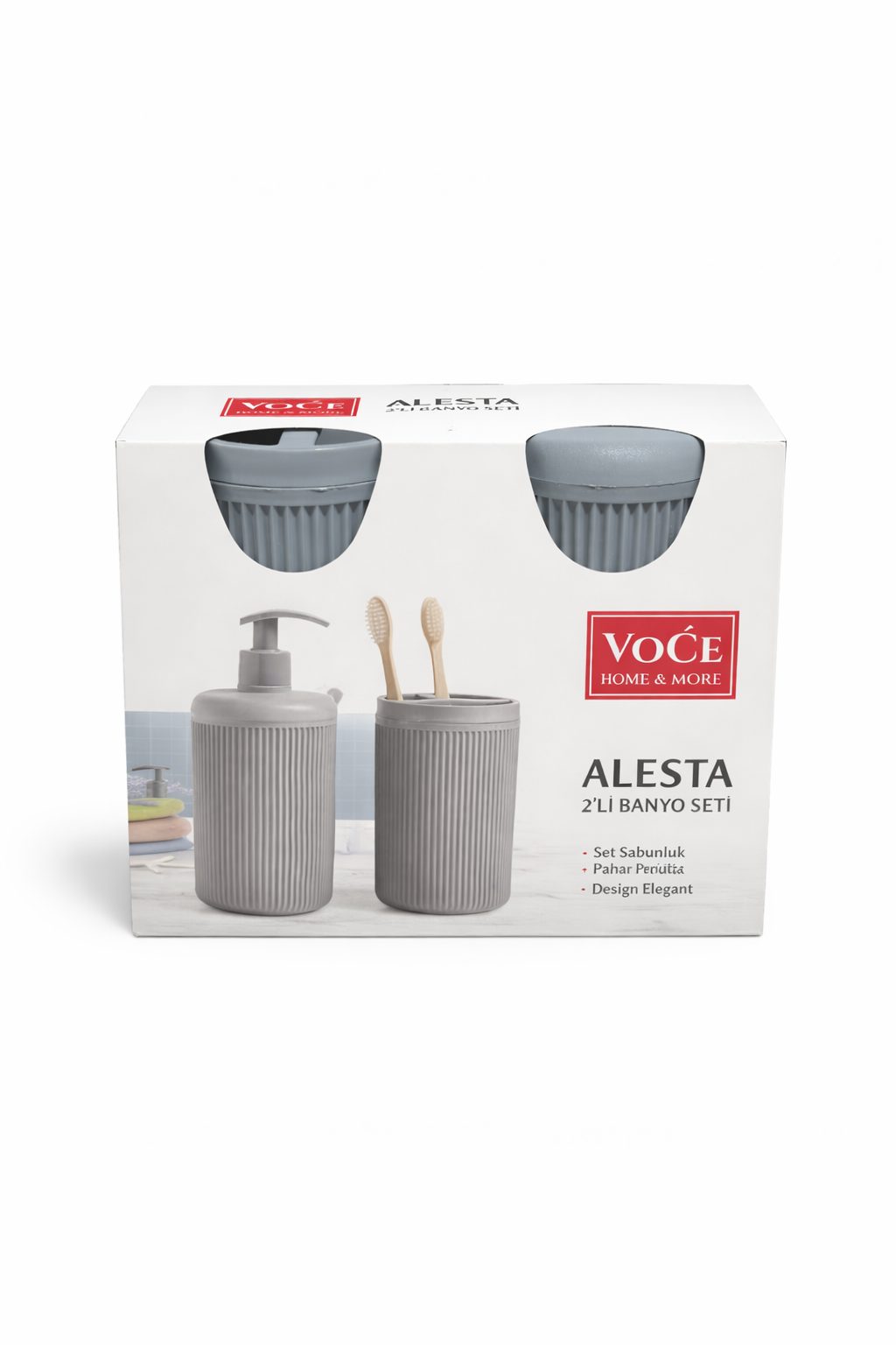 Set baie ALESTA – simplu, modern și super practic