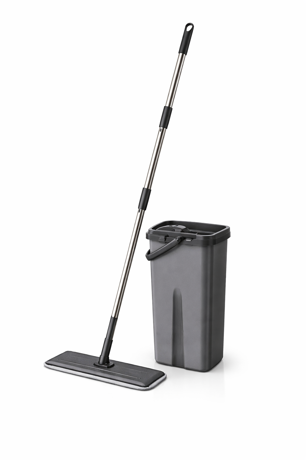 Mop Plat cu Găleată – Curățenie Rapidă, Fără Efort