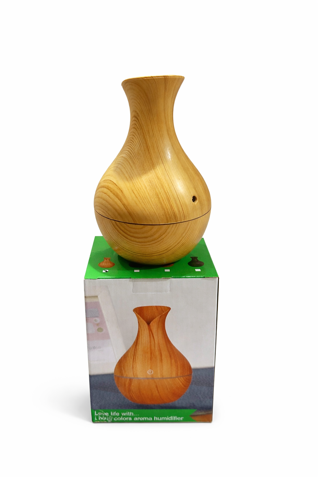 Difuzor aromaterapie cu efect lemn