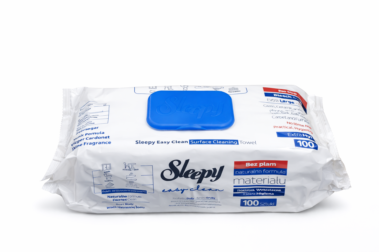 Șervețele umede Sleepy Easy Clean – 100 buc