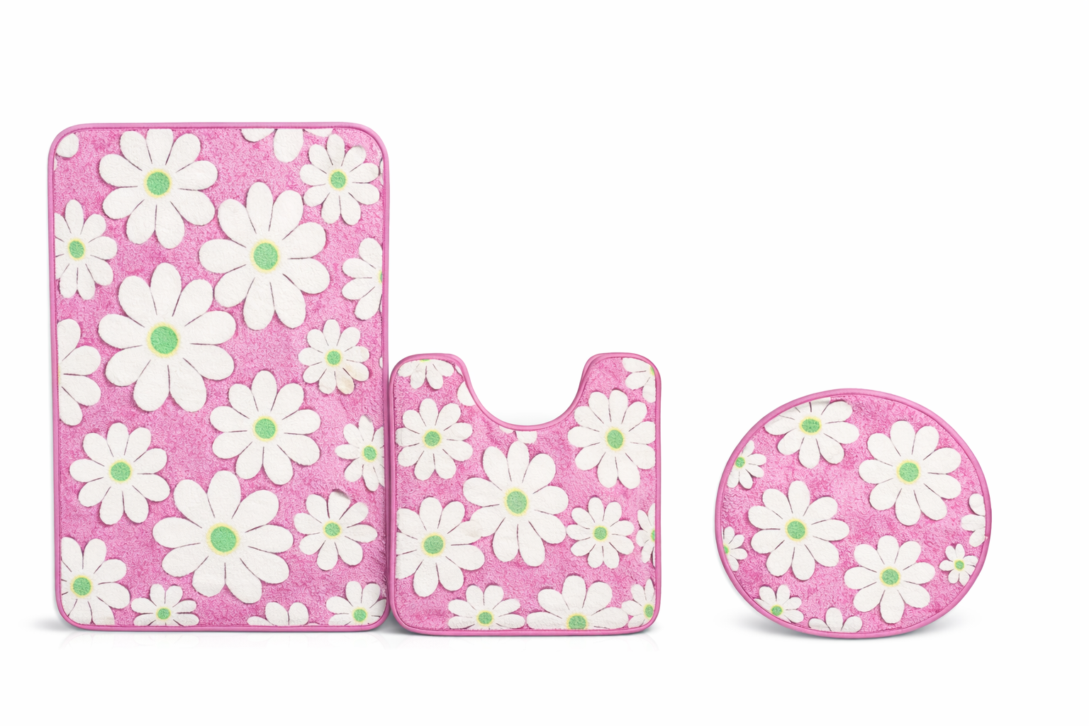 Set Presuri Baie 3 Piese – Floral Roz