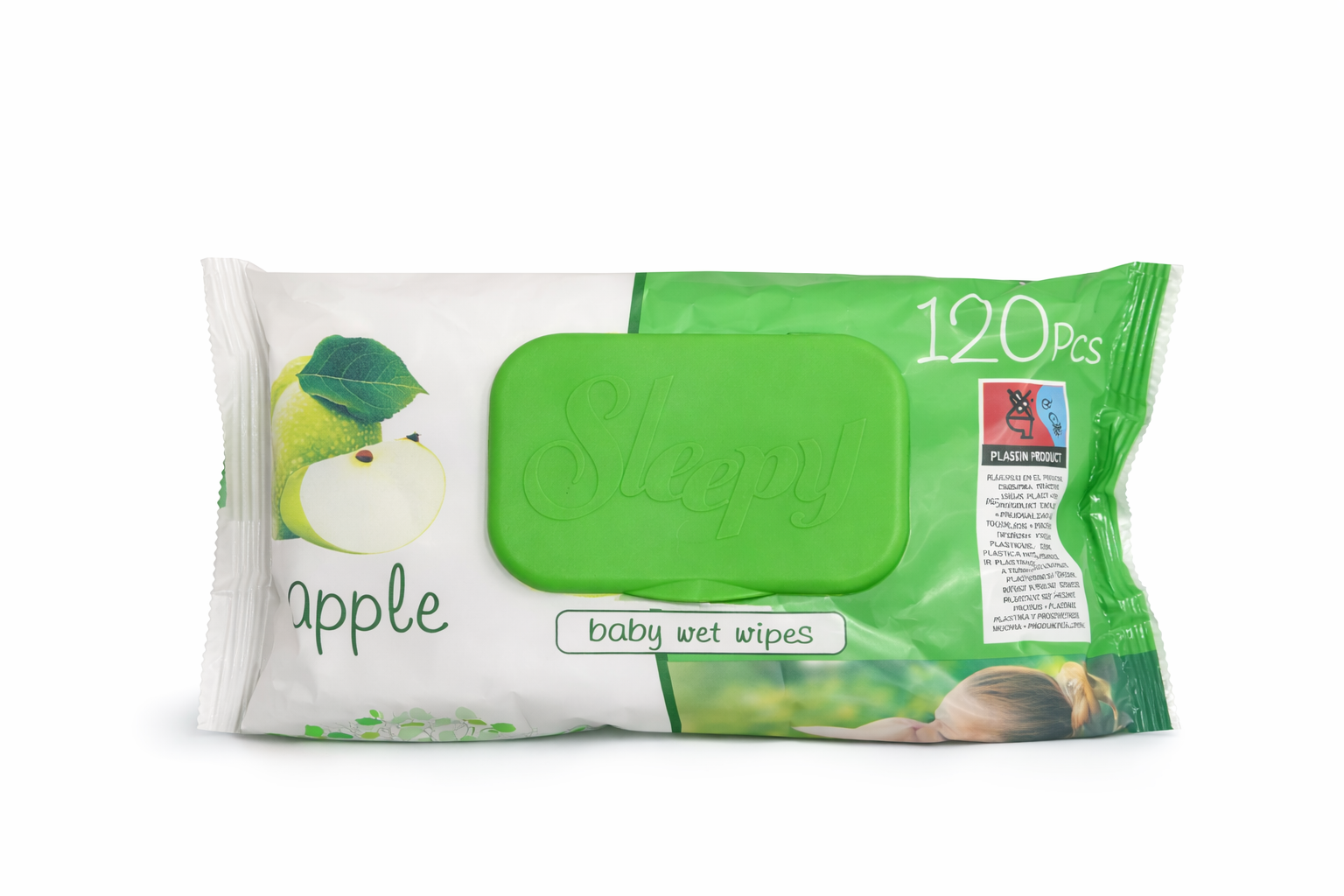 Șervețele umede Sleepy Apple – 120 buc