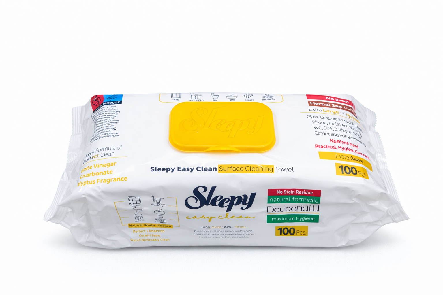 Șervețele umede pentru curățare Sleepy Easy Clean – 100 bucăți